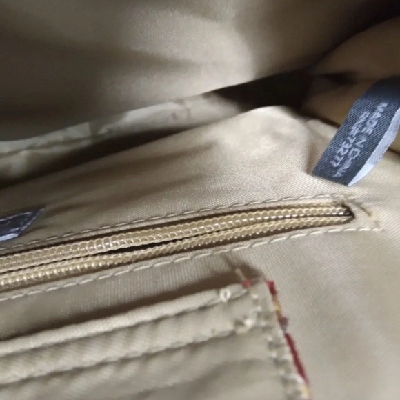 Elegant Red and Gold Handbag with Bamboo Handles, Croft & Barrow, EUC - Picture 5 of 5